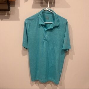 Teal Page Shuttle Golf Polo Size Large
